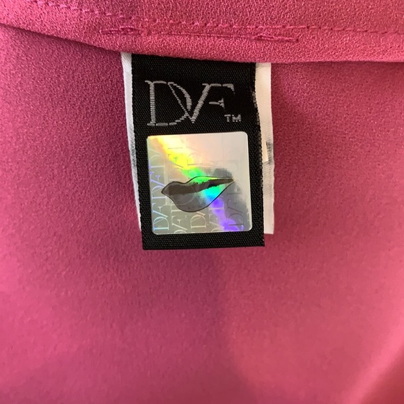 Diane Von Furstenberg Acedia Crepe Tee - Picture 4 of 5